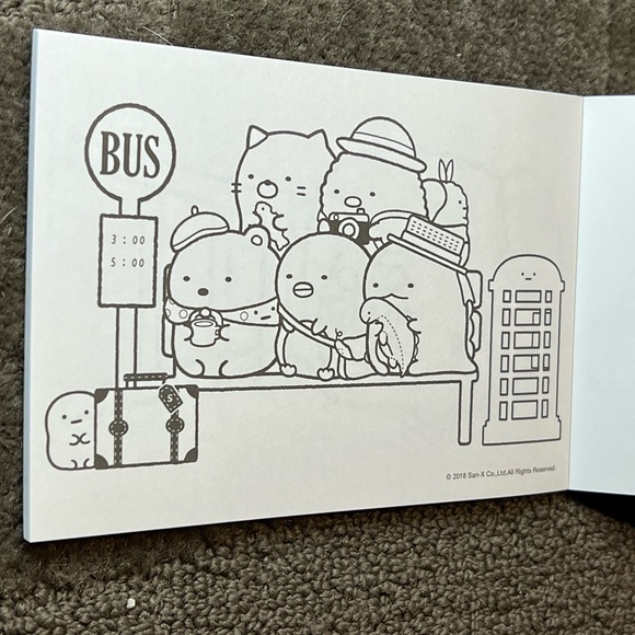 Sumikkogurashi Mini Coloring Book Officially Licensed San-X Japan Exclusive Cute - Picture 9 of 12